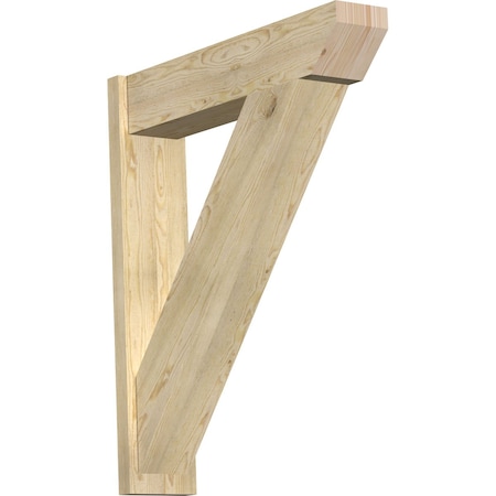 Ekena Millwork Traditional Slat Rough Sawn Outlooker, Douglas Fir, 8"W x 36"D x 42"H OUT08X36X42TRA06RDF